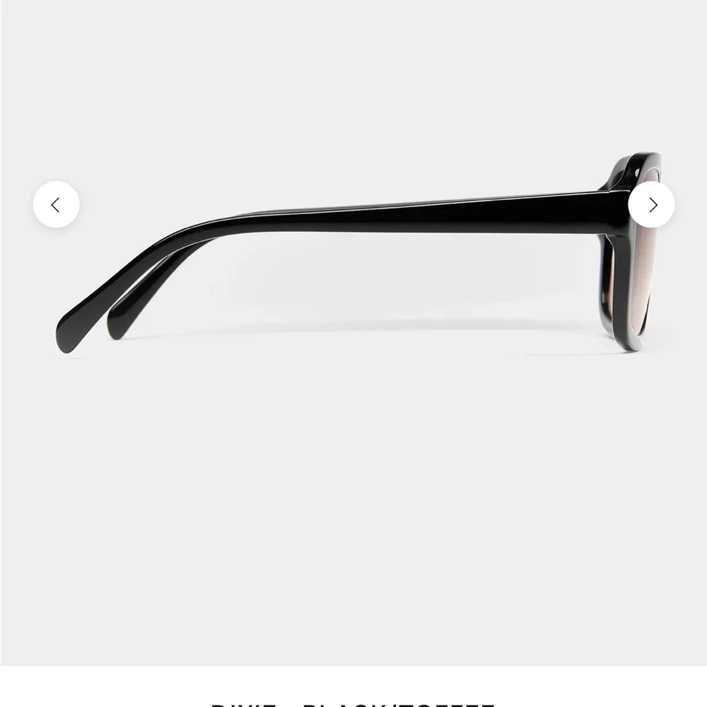 VEHLA DIXIE - BLACK/TOFFEE Sunglasses Brand New in Box with Plastic - Picture 2 of 6